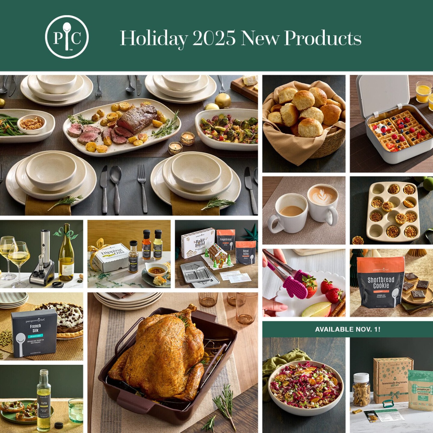 🍁 🎃  October Offers Are Here! 🦃 🎁
Fall is officially here and we are ready to kick off the best time of the year!
🆕 New Products:  Our Holiday Products are here and they are show-stopping!  Saving you time and making you look like a pro, you will want to have them all this season.  Personally I'm over the moon about the new roasting pan! It's beautiful, lightweight and goes in the dishwasher. 
🎉 Host Perks: This month, hosts pick any item or set at 60% OFF! This includes the Host Exclusive Get Together Dinnertime Set!  Post a 👀 below if you want all the juicy details!
🥗 Chop & Slice Sale: Save 15% on our super popular prep tools!  Act fast - this deal is only good thru the 12th!
🎁 Order Freebies:
Spend $90 = Free gift!
Spend $150 = Free shipping! (AK/HI orders over $200)
💼 Join the Fun and Earn Cash!
Whether you're in it for the products, the community or the cash, you can start your own side hustle with heart this month and reap the rewards of a simple thriving business. Drop a ❤ if you're ready for more info!